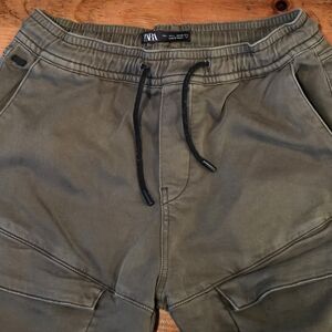 Zara Olive Jogger Pants